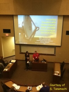 John Wetter (in red) introduces me at the afternoon session of the 2013 Minnesota Skywarn Workshop.
