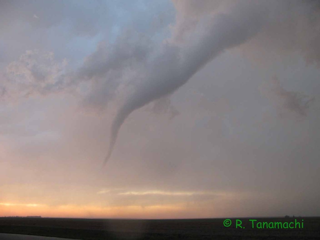 Sanford, Kansas tornado at about 8:06 p.m. on 18 May 2013.